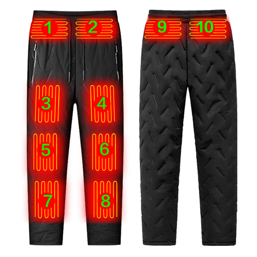 Winter Clothing Hiking - Unisex Electric Thermal Trousers 10 Heating