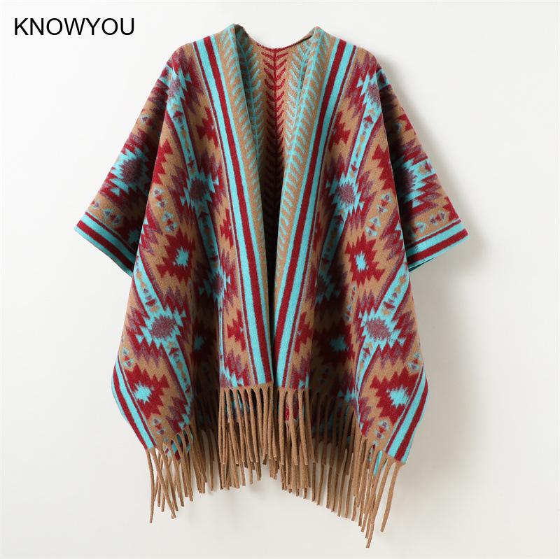 Cashmere Scarf Wrap - Women Men Wraps Warm Scarf Printed