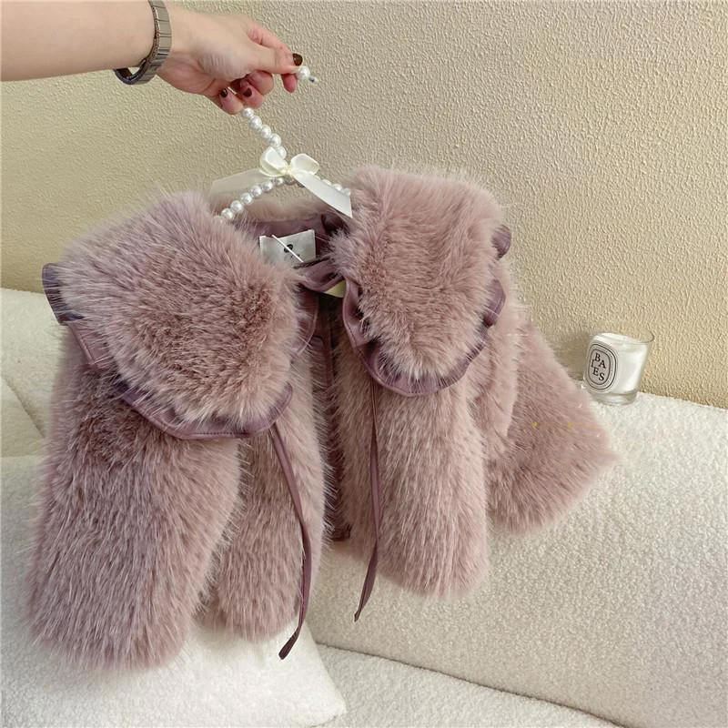 Winter Clothing Toddler - Winter Girls' Woolen Sweater Jacket Autumn