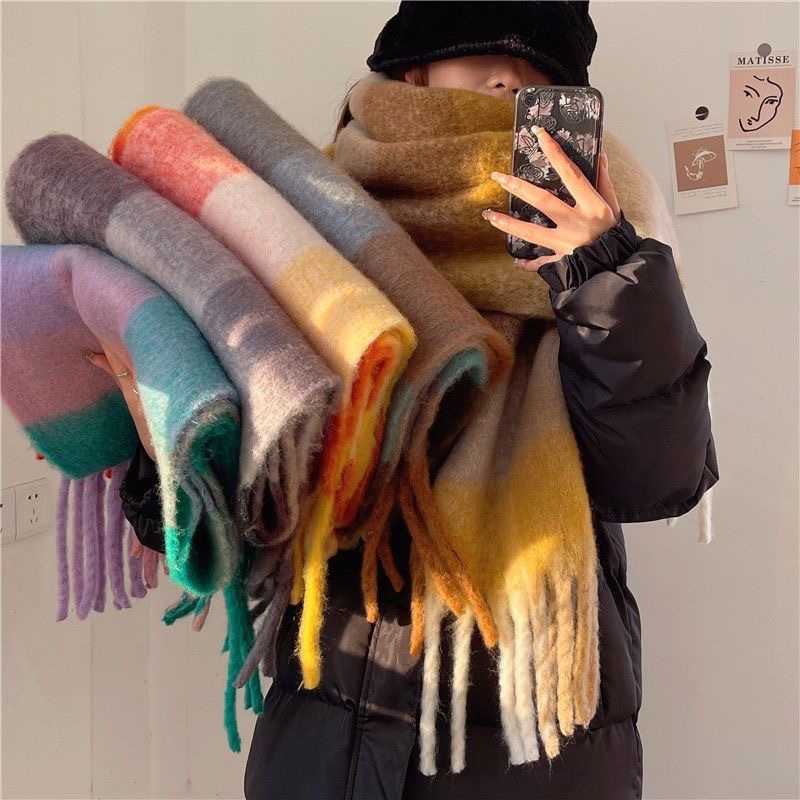 Cashmere Scarf Wrap - 2025New Winter Thick Warm Scarf Women