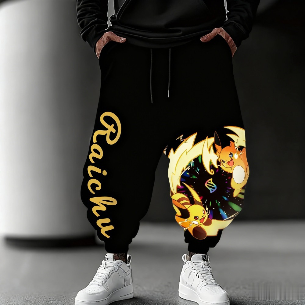 Winter Clothing Trends - Pokémon Series Fleece Thermal Trousers Autumn