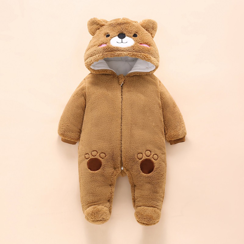 Winter Clothing Toddler - 0-12M Baby Rompers Cute Bear Toddler