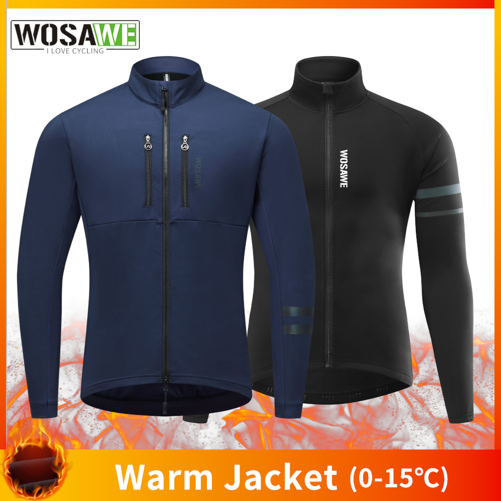 Winter Clothing Pinterest - WOSAWE Cycling Jacket Winter Thermal Fleece