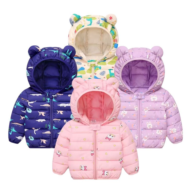 Winter Clothing Toddler - Children's Cotton Coat Baby Cartoons Down