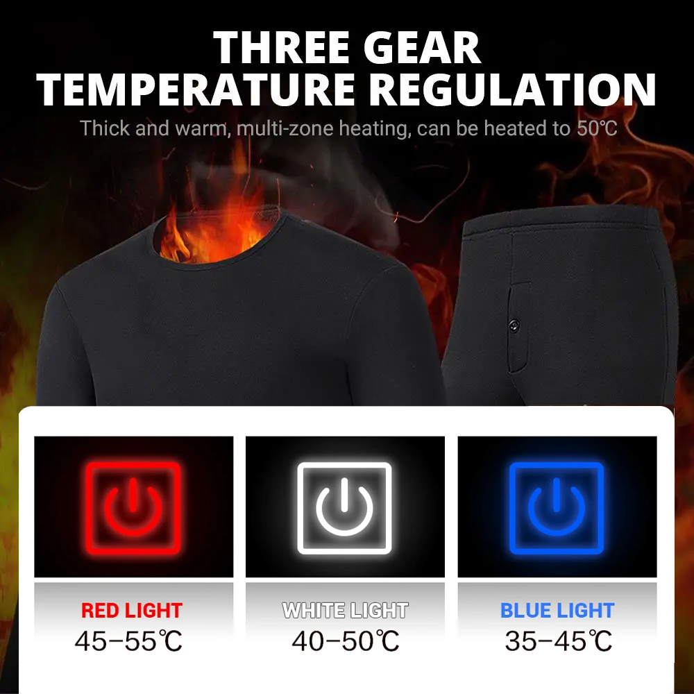 Heated Underwear 28 Areas Hiki - đánh giá và giá Winter Clothing Hiking