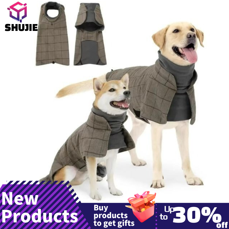 Warm Dog Coat English Plaid Do - đánh giá và giá Winter Clothing Types