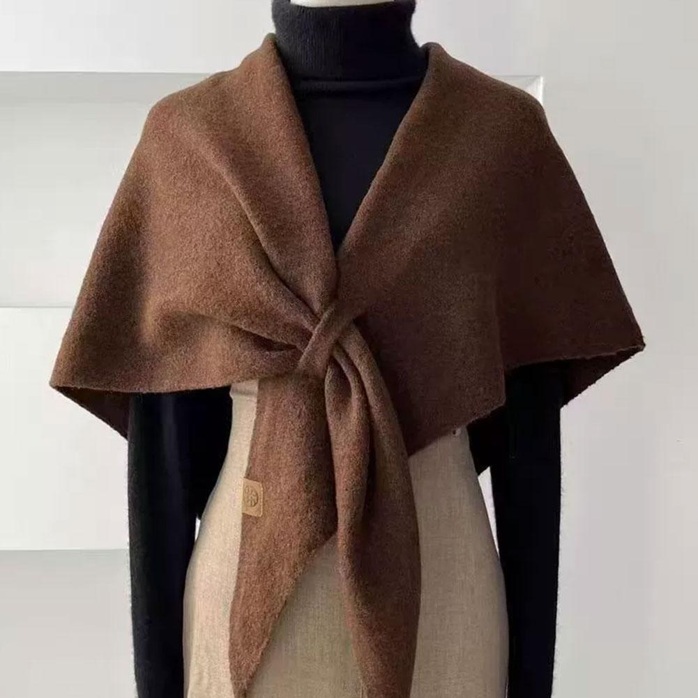 Women's Knitted Triangle Shawl - đánh giá và giá Cashmere Scarf Wrap