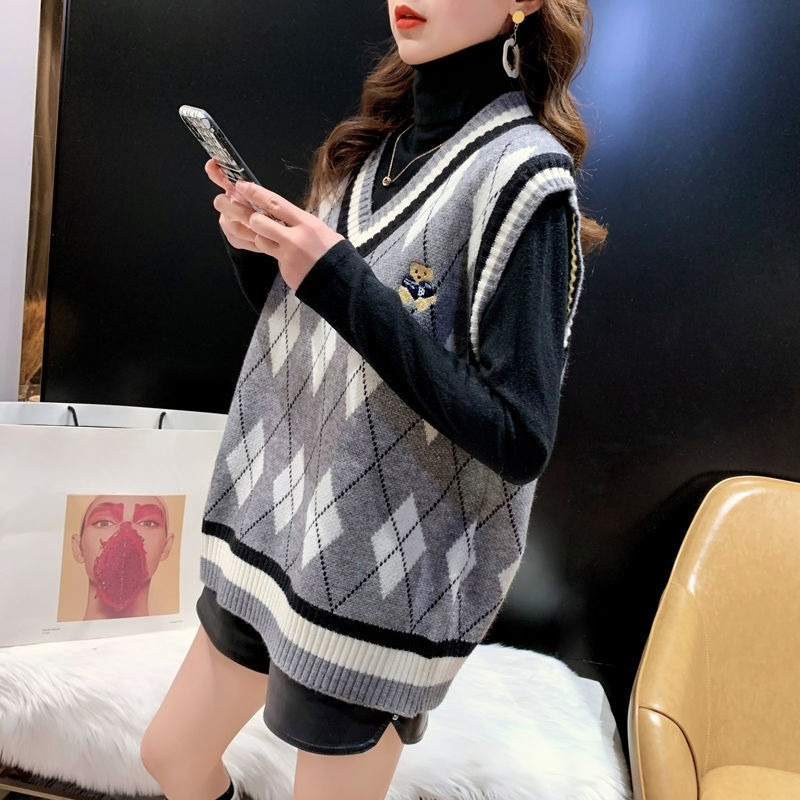 Red Knit Vests for Women Sleev - đánh giá và giá Winter Clothing Offer
