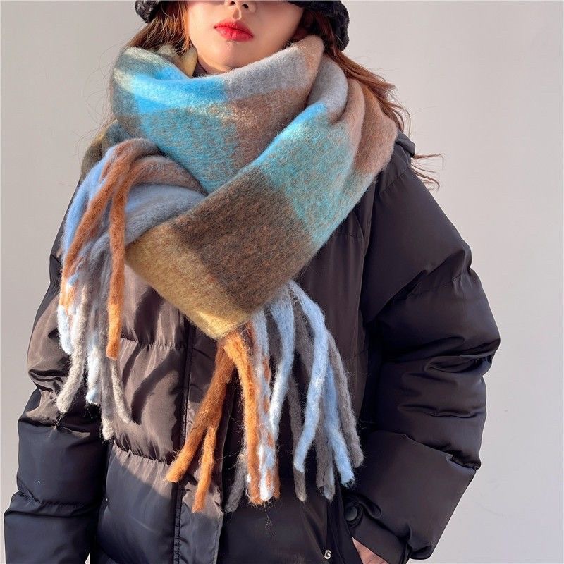 2025New Winter Thick Warm Scar - đánh giá và giá Cashmere Scarf Wrap
