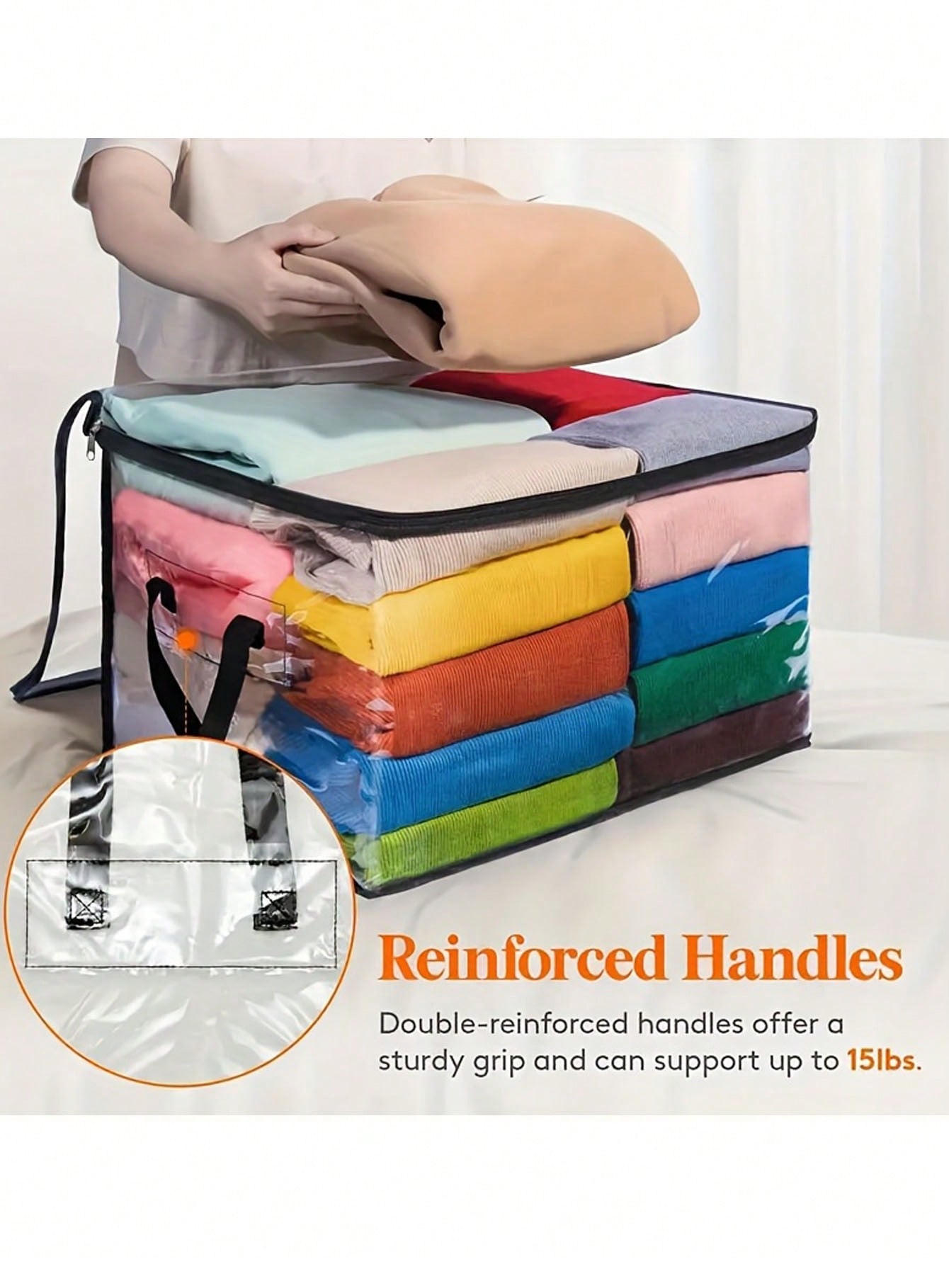 Clear Blanket Storage Bags wit - đánh giá và giá Winter Clothing Storage
