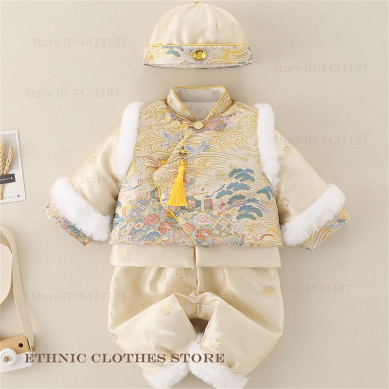 Boys Baby Hundred Days Tang Su - đánh giá và giá Winter Clothing For Babies