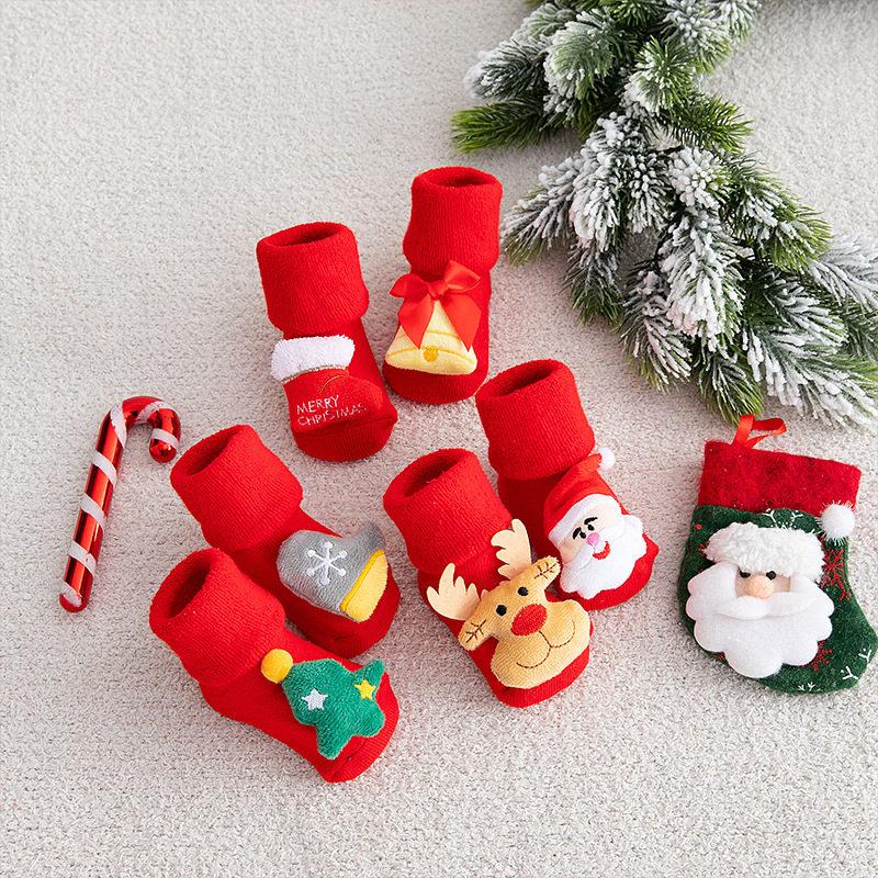 Baby Christmas Socks Newborns  - đánh giá và giá Winter Clothing Toddler