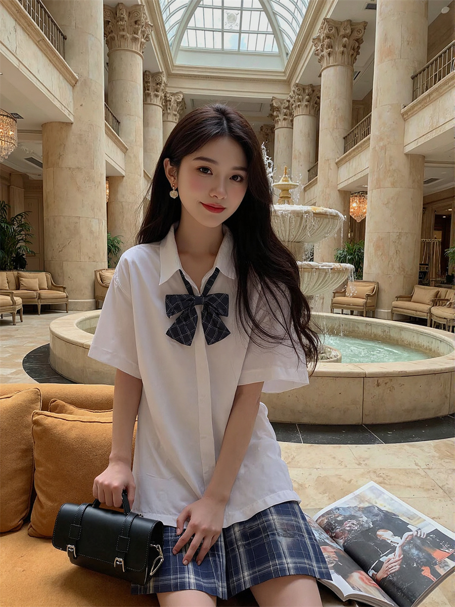 Short Sleeve Korean Style Shir - đánh giá và giá Winter Clothing Trends