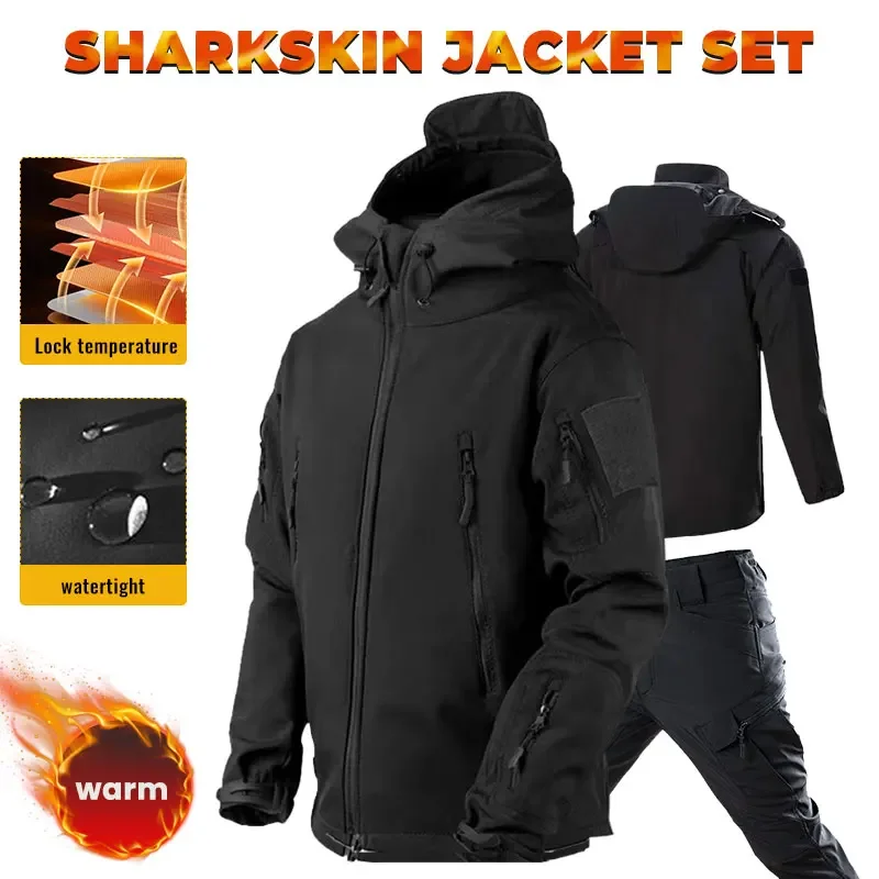Men Thicken Soft Shell Winter  - đánh giá và giá Winter Clothing Hiking