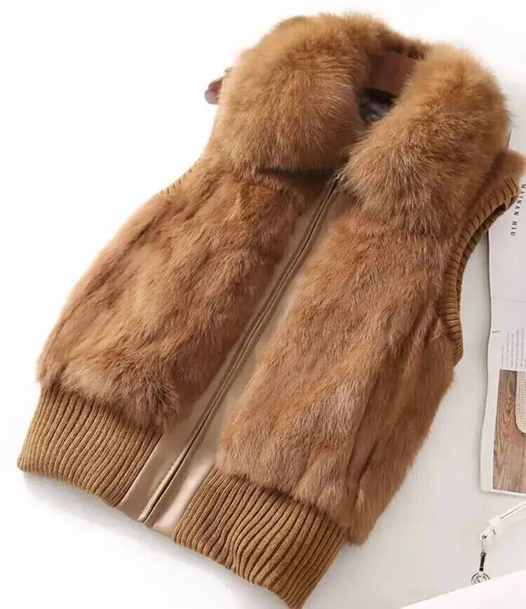 Real Rabbit Fur Coat For Women - đánh giá và giá Winter Clothing Offer