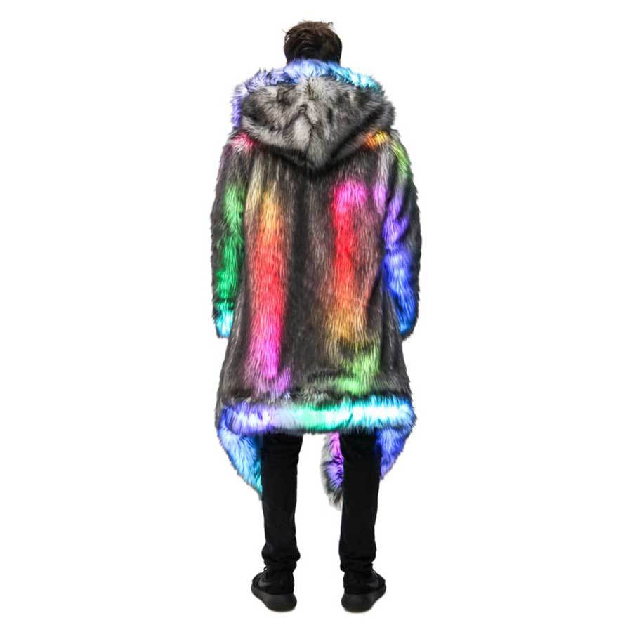 Faux Fur Coat Men Hooded Outer - đánh giá và giá Winter Clothing Matching