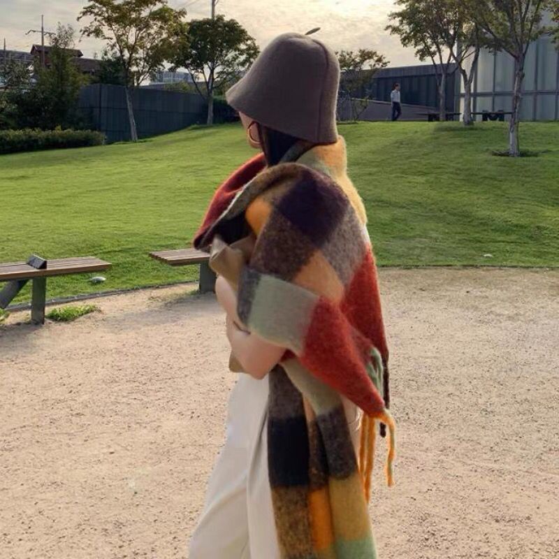 NEW Luxury Winter Thick Warm S - đánh giá và giá Cashmere Scarf Wrap