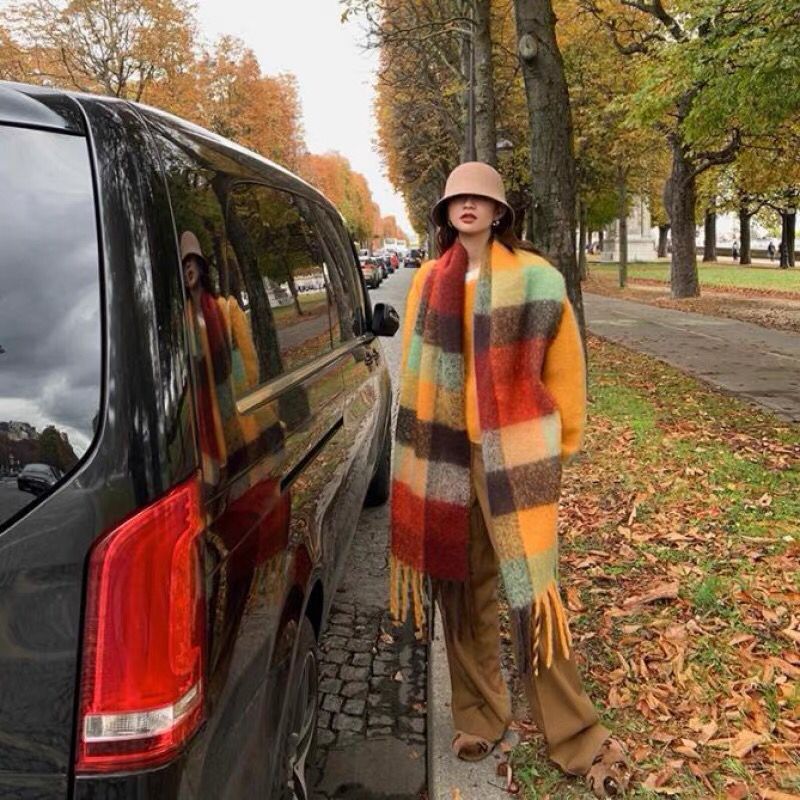 NEW Luxury Winter Thick Warm S - đánh giá và giá Cashmere Scarf Wrap
