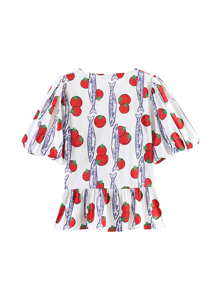 Women Fashion Printed Bow Lace - đánh giá và giá Winter Clothing Vintage