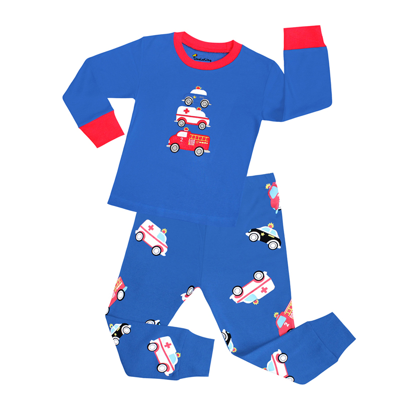 100 Cotton Boys Pajamas Sets 2 - đánh giá và giá Winter Clothing Toddler