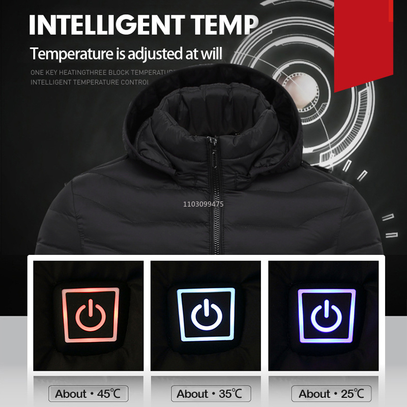 21 Areas USB Electric Heated J - đánh giá và giá Winter Clothing Hiking