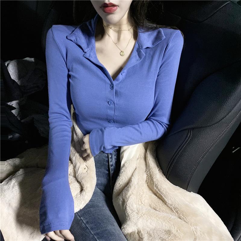 Women's Polo 100℅ Cotton Blue  - đánh giá và giá Winter Clothing Trends