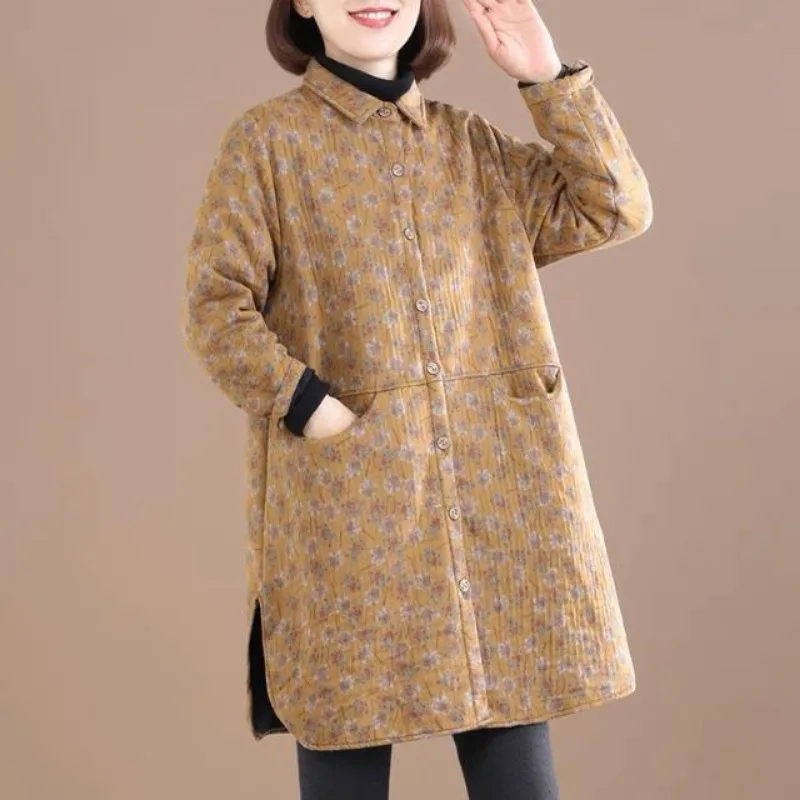 Vintage Floral Print Women Jac - đánh giá và giá Winter Clothing Trends