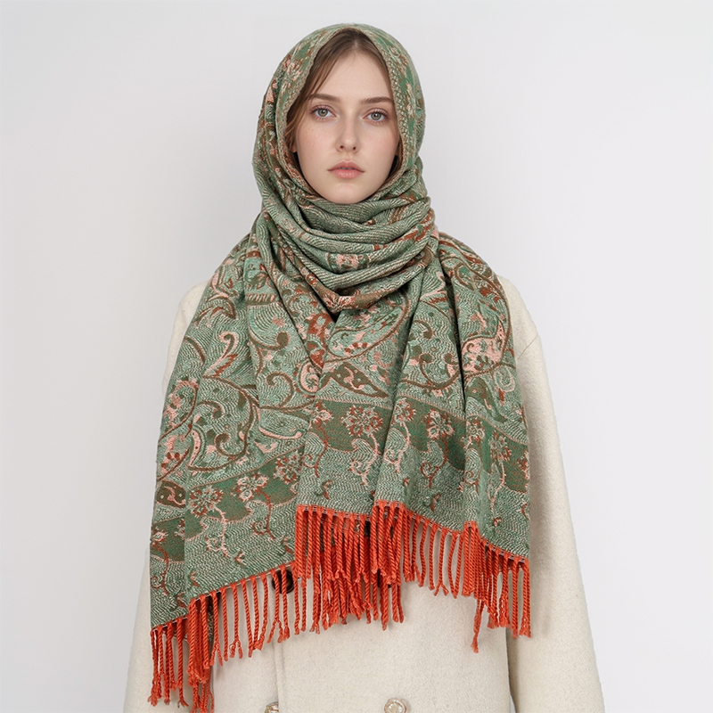 2024 Fashion Ethnic Style Wome - đánh giá và giá Cashmere Scarf Wrap