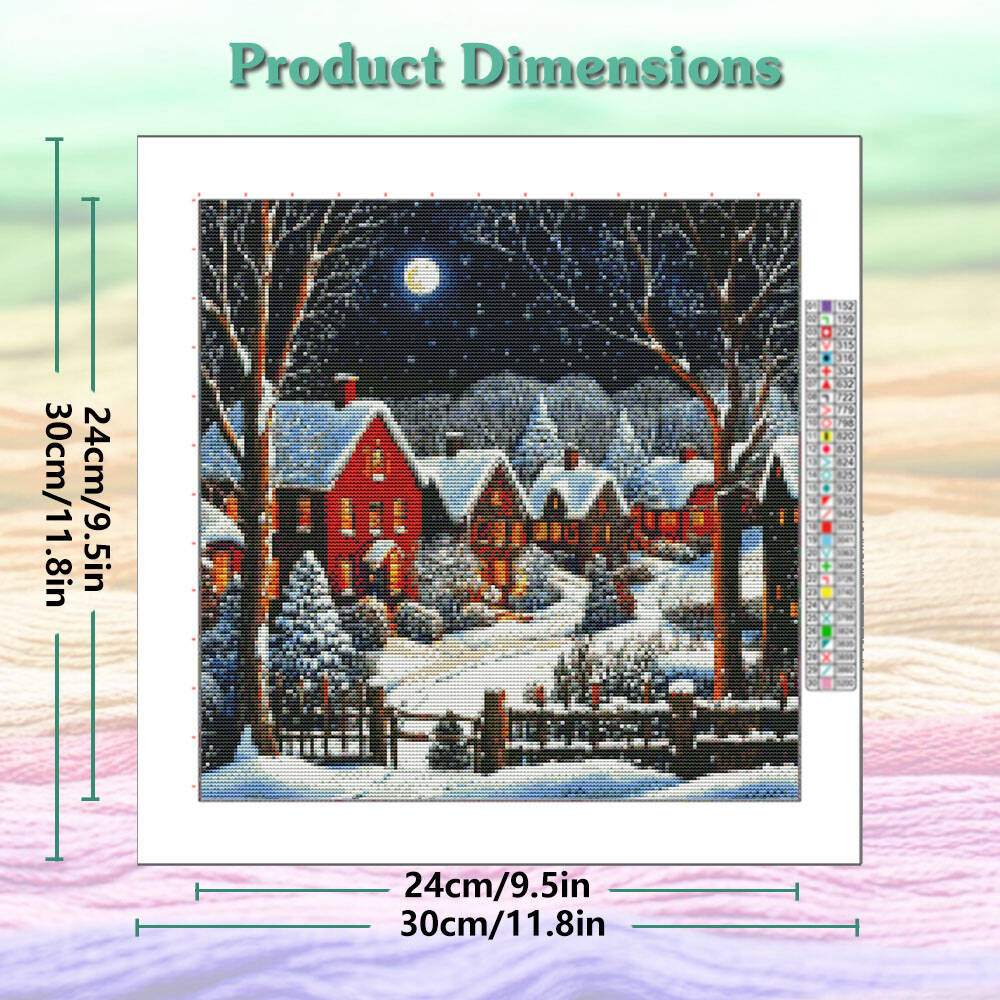 Winter House Snow Scenery Pain - đánh giá và giá Winter Clothing Pinterest