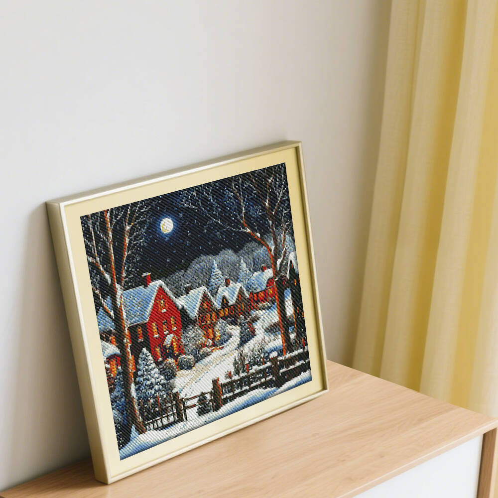 Winter House Snow Scenery Pain - đánh giá và giá Winter Clothing Pinterest