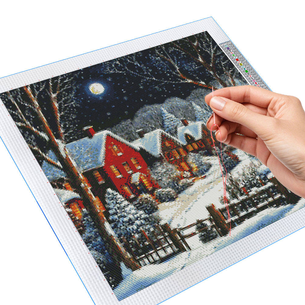 Winter House Snow Scenery Pain - đánh giá và giá Winter Clothing Pinterest
