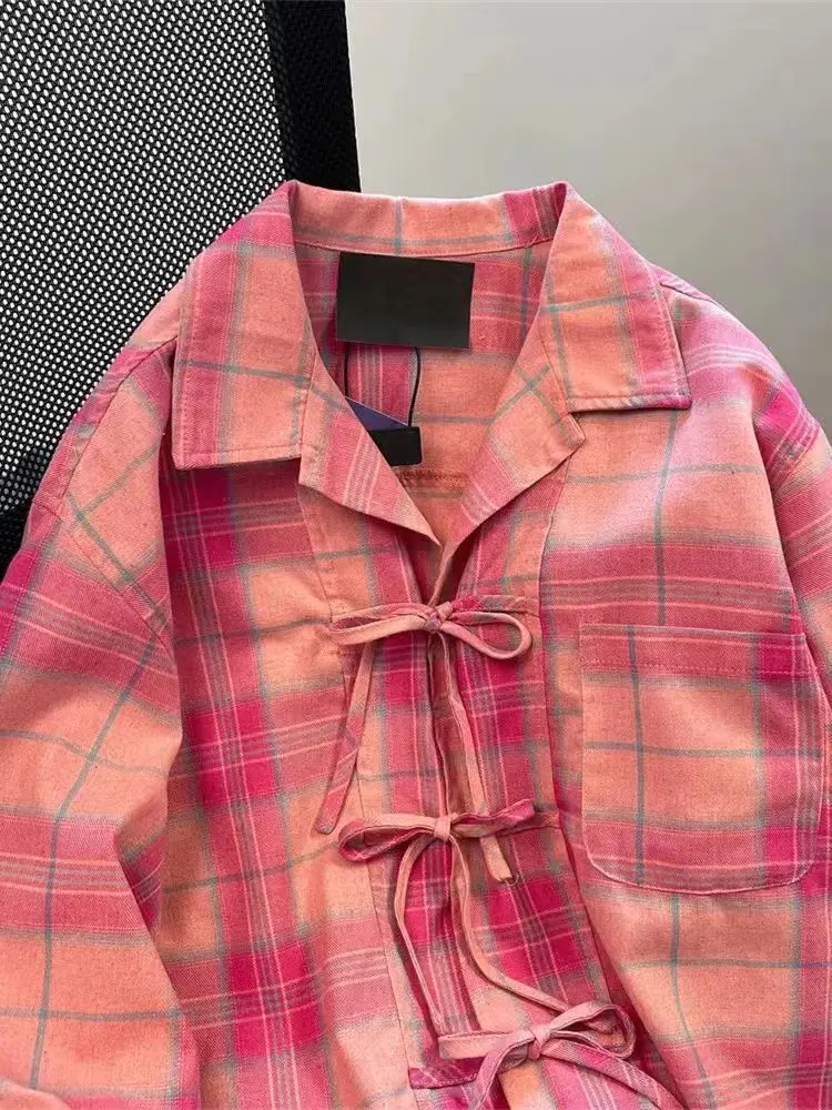 Y2k American Vintage Pink Plai - đánh giá và giá Winter Clothing Vintage