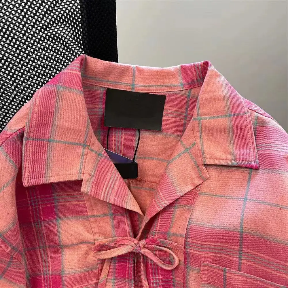 Y2k American Vintage Pink Plai - đánh giá và giá Winter Clothing Vintage
