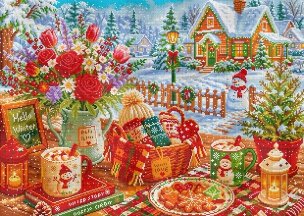 9CT 14ct Winter Printed Kits C - đánh giá và giá Winter Clothing Pinterest
