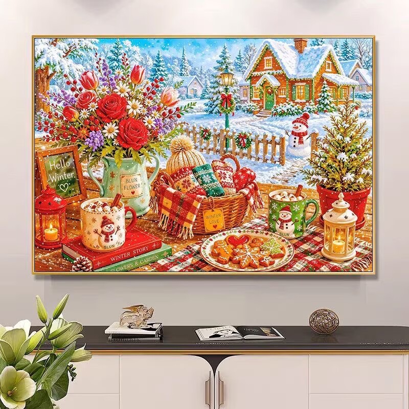 9CT 14ct Winter Printed Kits C - đánh giá và giá Winter Clothing Pinterest