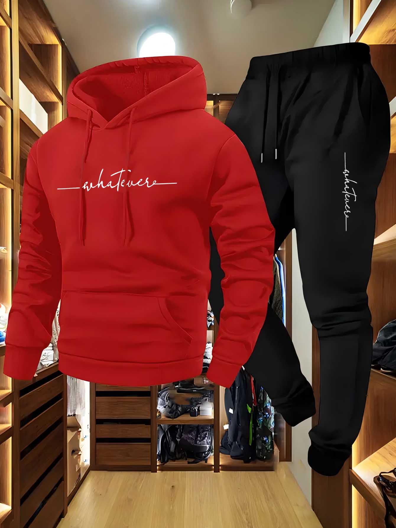 2-Piece Fleece Tracksuit for M - đánh giá và giá Winter Clothing Trends