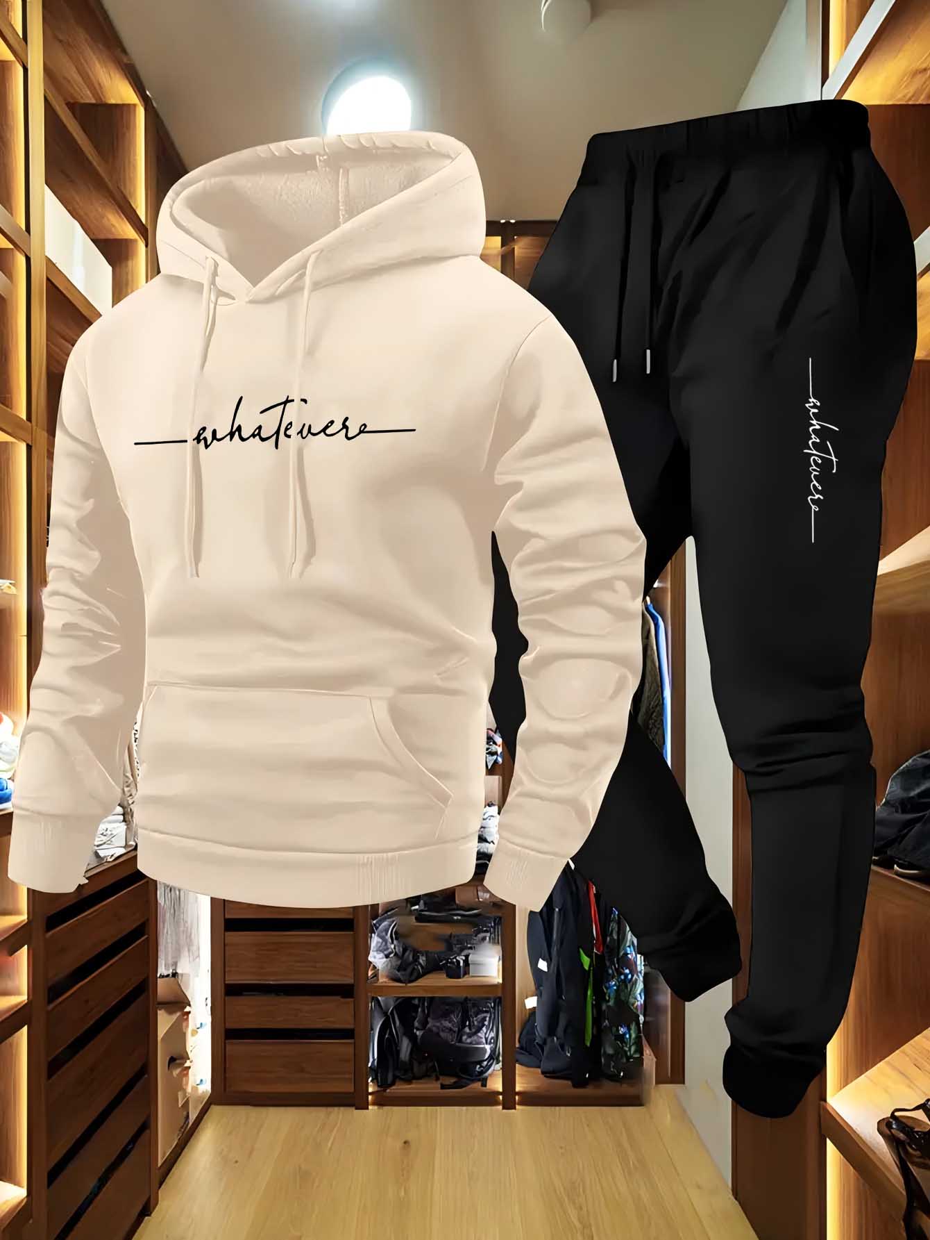 2-Piece Fleece Tracksuit for M - đánh giá và giá Winter Clothing Trends
